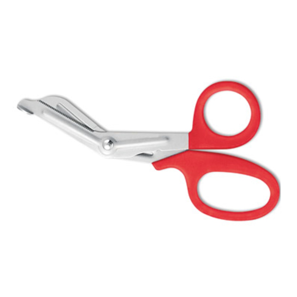 Acme United Stainless Steel Office Snips, 7in, Red/Stainless Steel (Min Order Qty 6) MPN:10098