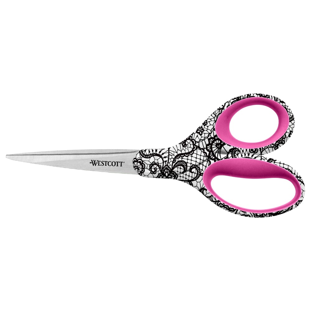 Westcott Trendsetter Scissors, 8in, Pointed, Assorted Colors (Min Order Qty 5) MPN:16660