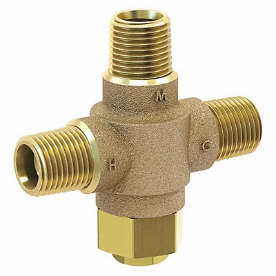 Tempering Valve 1/2in. NPT Brass 125 psi MPN:ST70-12