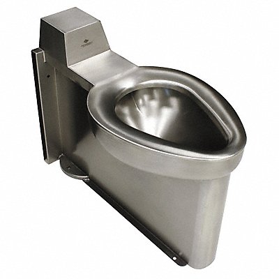 Prison Toilet SS Back Spud Floor Mount MPN:2120-W-3-ADA-SPS