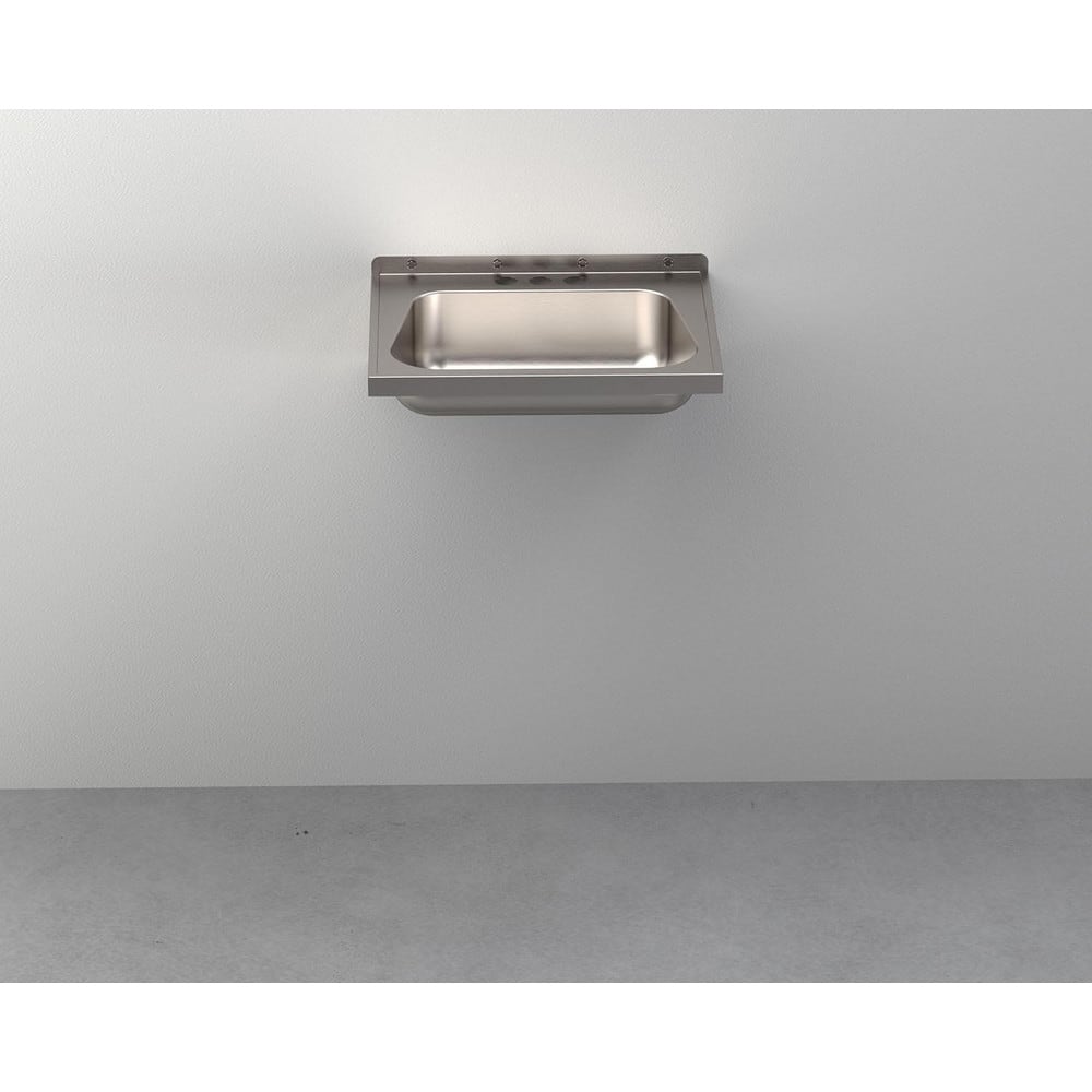 Trough Sink: Wall Mount, 1 Compartment, 304 Stainless Steel MPN:ETL1