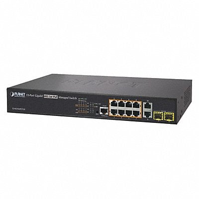 PoE Switch Metal 12 Camera Inputs MPN:PPSW-0101