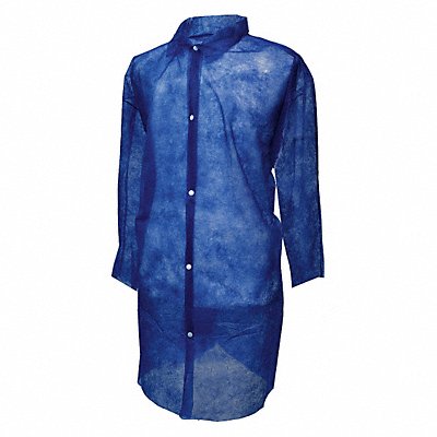 Disp. Lab Coat 2XL Poly Blue PK30 MPN:A-BLC-2X