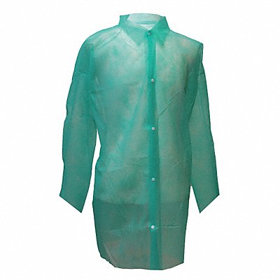 Disposable Lab Coat 2XL Green PK30 MPN:A-GLC-2X