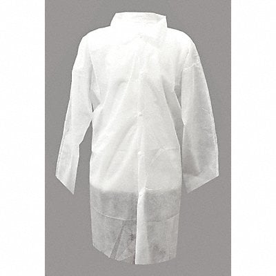 Disp. Lab Coat XL Polypropylene Wht PK30 MPN:A-WLC-XL