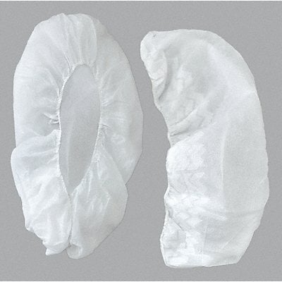 Shoe Covers SlipResistSole L White PK300 MPN:A-2105W-N/S-18