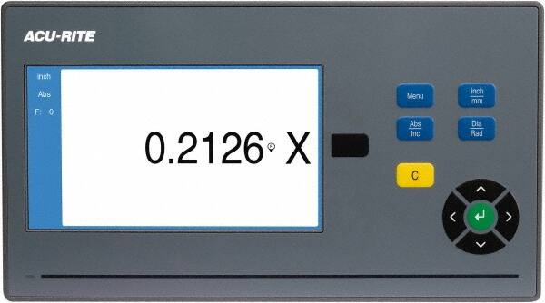 DRO Counter: 1 Axis, Grinding, Lathe & Milling Compatible MPN:1197252-01