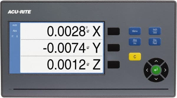 DRO Counter: 3 Axes, Grinding, Lathe & Milling Compatible MPN:1197252-03