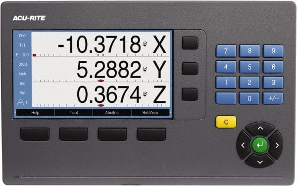 Lathe DRO System: 2 Axes, Glass Scale, 20