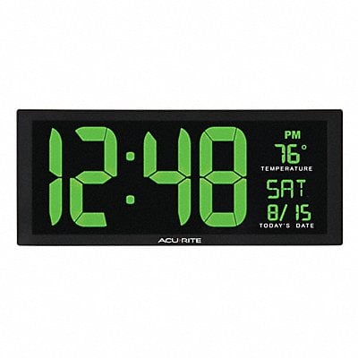 Clock Large Digital Indoor Temperatur MPN:75155M