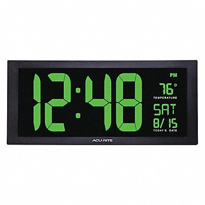 Clock Jumbo Calendar Digit Indoor Tem MPN:76101M