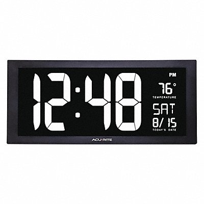 Clock Jumbo Calendar Digit Indoor Tem MPN:76102M