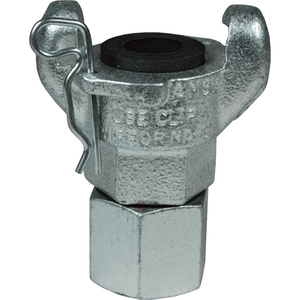 Universal Hose Couplings, Type: Swivel Female Ends , Material: Plated Iron , Thread Size: 3/4 , Thread Standard: NPT , Connection Type: Threaded  MPN:AM8SWIV