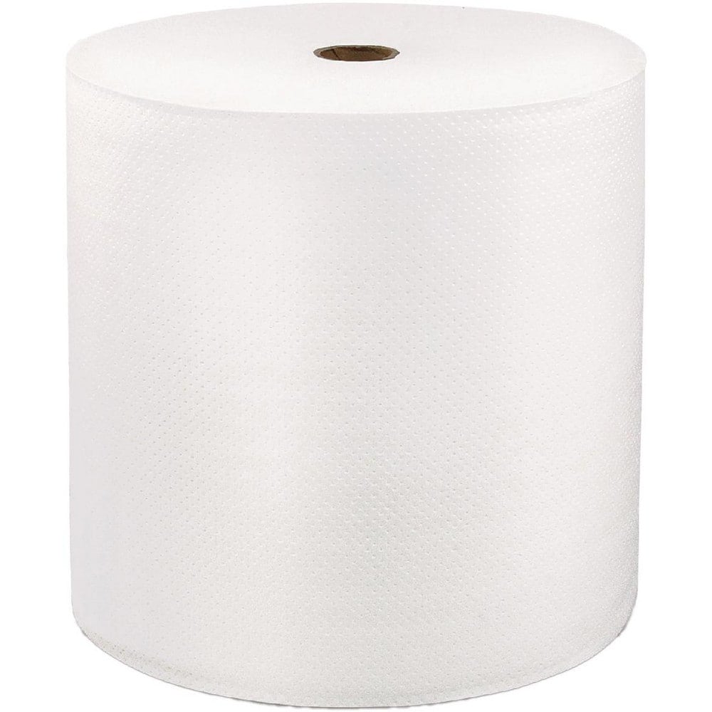 Paper Towels, Form: Hard Roll , Container Type: Roll , Recycled Fiber: No , Color: White , Roll per Case: 1  MPN:SOL46901