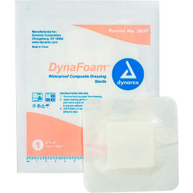 Dynarex DynaFoam™ Waterproof Bordered Foam Dressing 4