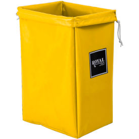 Royal Basket Trucks® Hamper Bag Yellow Vinyl Standard Pocket R00-YYX-HBN