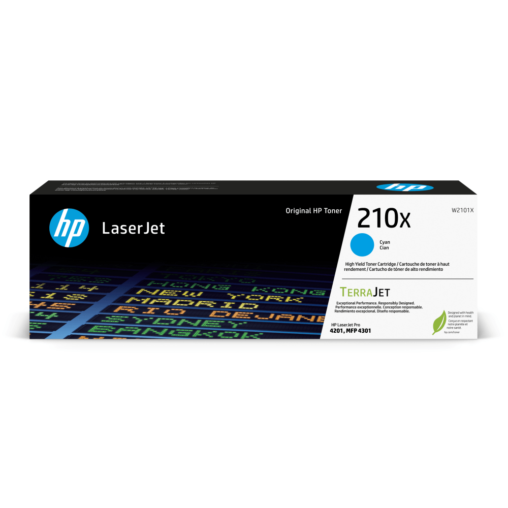 HP 210X Cyan High Yield Toner Cartridge, W2101X MPN:W2101X