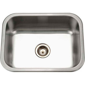 Houzer® ES-2408-1 Undermount Stainless Steel Single Bowl Kitchen Sink ES-2408-1