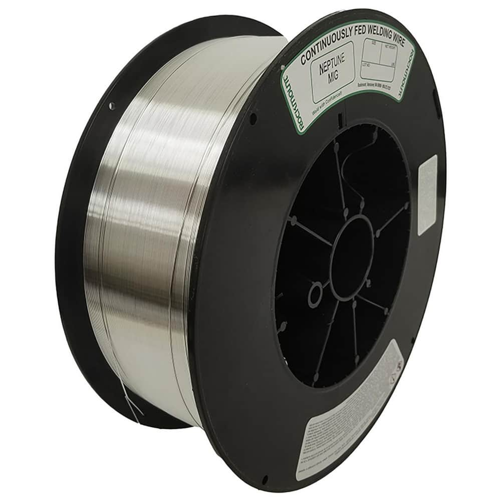 MIG Welding Wire, Wire Type: Solid , Wire Diameter (Decimal Inch): 0.030 , Tensile Strength: 40000 , Roll Weight: 4.000 (Pounds) MPN:7565