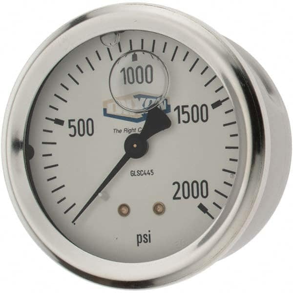 Pressure Gauge: 2-1/2