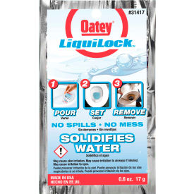 Oatey 31417 Liquilock™ Gell For Toilet Removal - Pkg Qty 50 31417