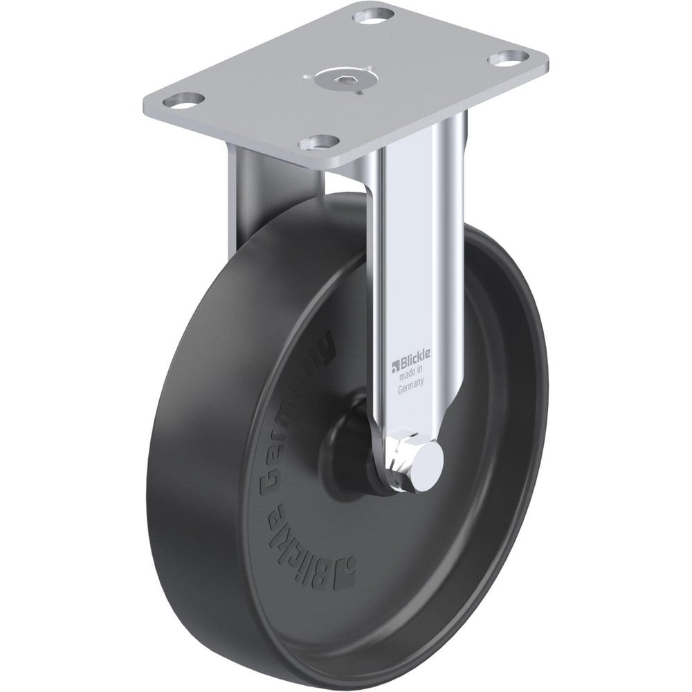 Top Plate Casters, Mount Type: Plate , Number of Wheels: 1.000 , Wheel Diameter (Inch): 5 , Wheel Material: Rubber , Wheel Width (Inch): 1-1/4  MPN:913604