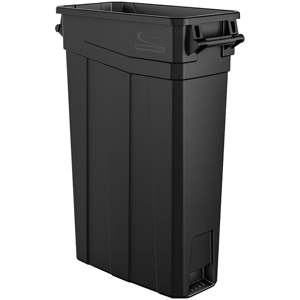 Trash Cans & Recycling Containers, Type: Trash Can , Container Capacity: 23 , Container Shape: Rectangle , Lid Type: None , Container Material: HDPE  MPN:TCNH2030BK