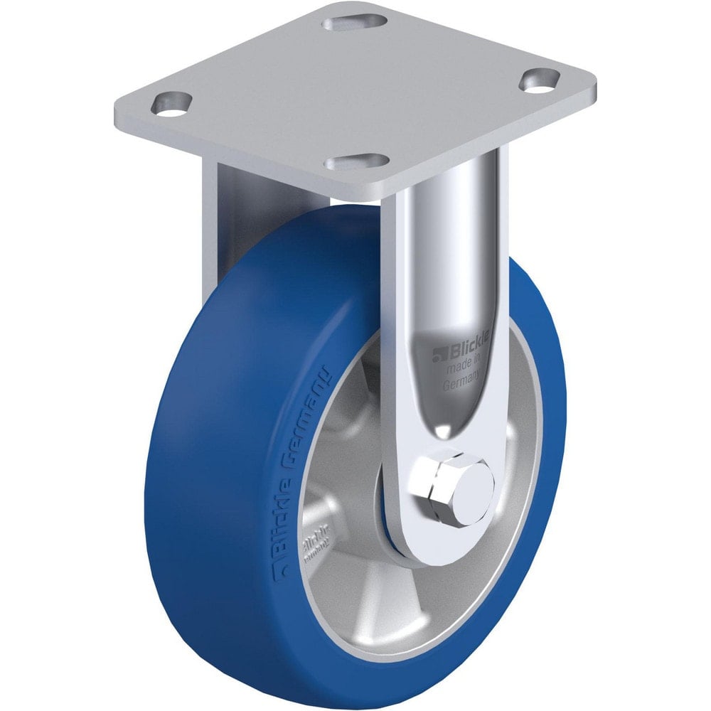 Top Plate Casters, Mount Type: Plate , Number of Wheels: 1.000 , Wheel Diameter (Inch): 6-5/16 , Wheel Material: Rubber , Wheel Width (Inch): 2  MPN:842745