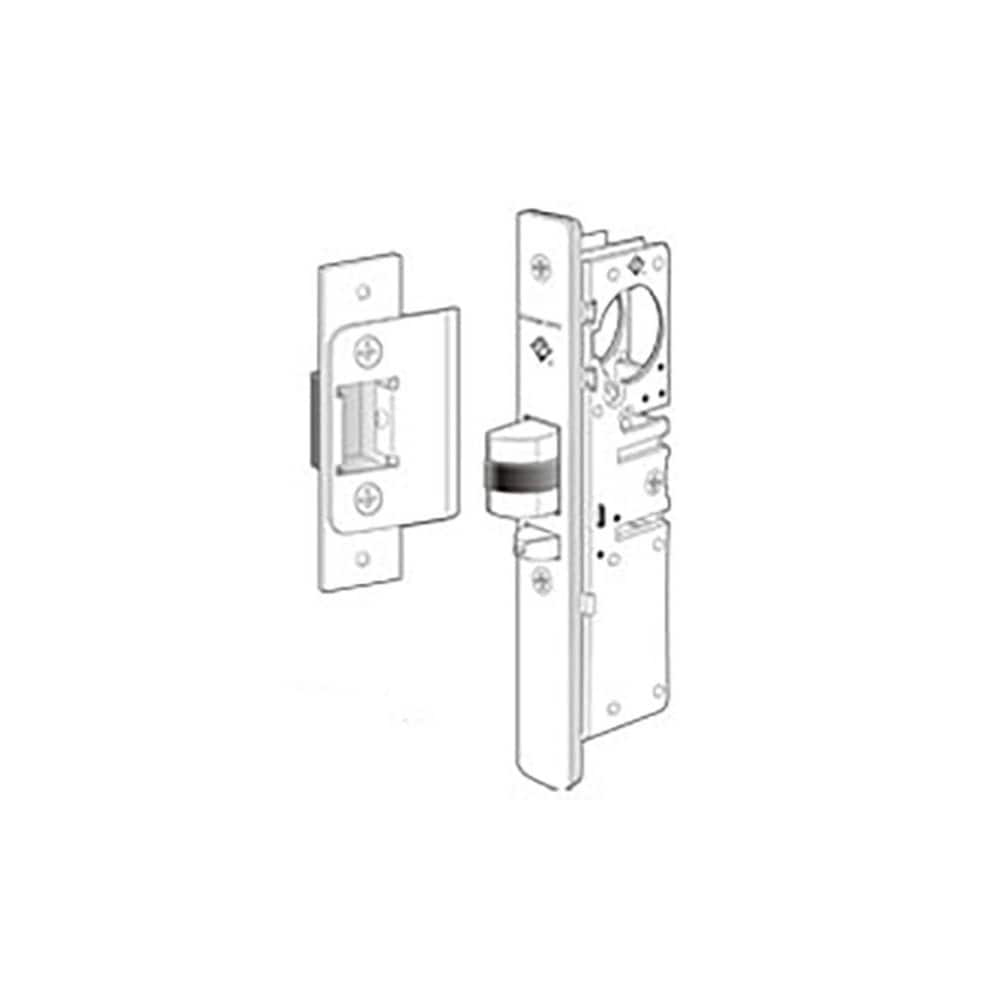 Deadbolts, Type: Deadlatch, Key Type: Keyless, Lock Type: Keyless, Mount Type: Surface, Material: Aluminum, Minimum Door Thickness: 0.969 in MPN:4510-26-201-628