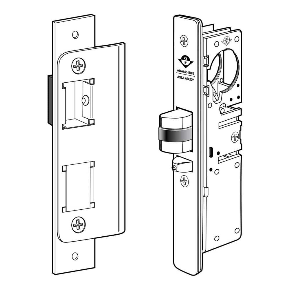 Deadbolts, Type: Deadlatch, Key Type: Keyless, Lock Type: Keyless, Mount Type: Surface, Material: Aluminum, Minimum Door Thickness: 1.125 in MPN:4510-36-101-628