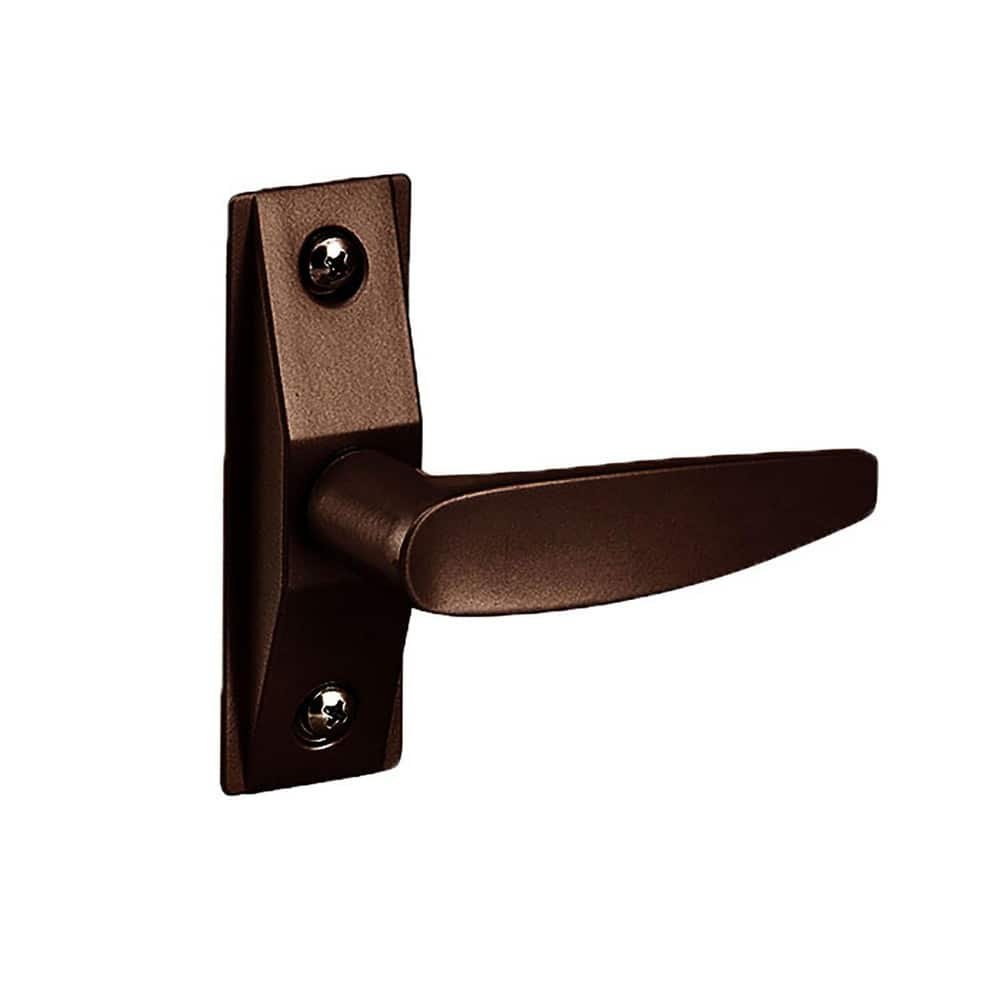 Deadbolts, Type: Deadlatch Trim, Key Type: Keyless, Lock Type: Keyless, Mount Type: Surface, Material: Aluminum, Minimum Door Thickness: 1.75 in MPN:4560-501-121