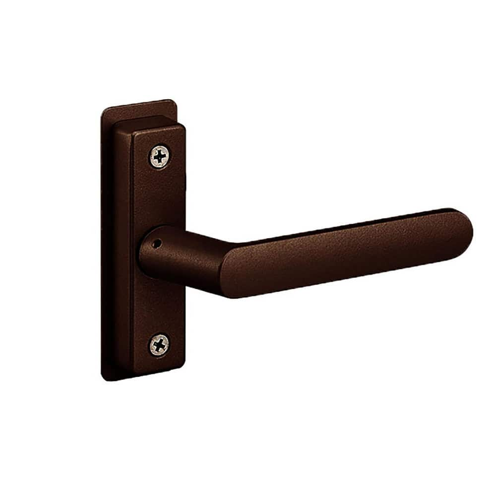 Deadbolts, Type: Deadlatch Trim, Key Type: Keyless, Lock Type: Keyless, Mount Type: Surface, Material: Aluminum, Minimum Door Thickness: 1.75 in MPN:4568-501-121