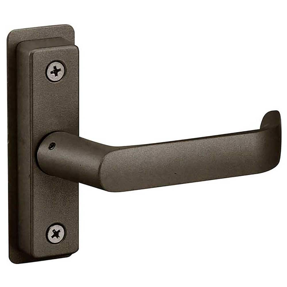 Deadbolts, Type: Deadlatch Trim, Key Type: Keyless, Lock Type: Keyless, Mount Type: Surface, Material: Aluminum, Minimum Door Thickness: 1.75 in MPN:4569-501-121