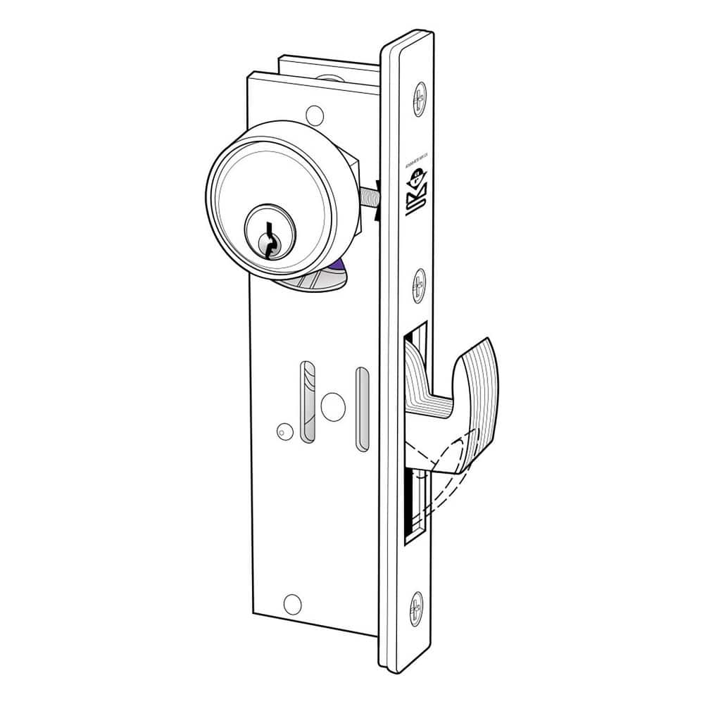 Deadbolts, Deadbolt Type: Deadlock , Lock Type: Keyless , Key Type: Keyless , Mount Type: Surface , Material: Aluminum  MPN:MS1850S-350-628