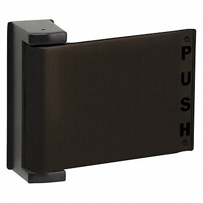 D1074 Push Deadlatch Paddle RH Dark Bronze MPN:4590-04-00-313-LHR