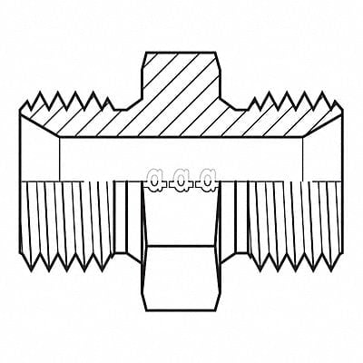 Hose Adapter 1/2 BSPP 1/2 BSPP MPN:9000-0808