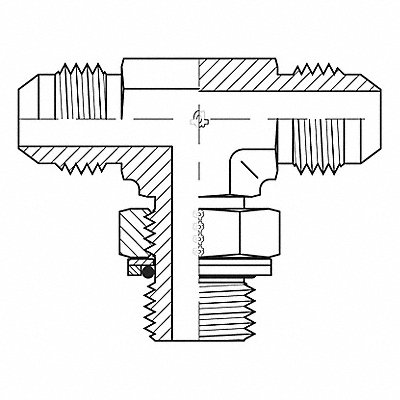 Hose Adapter 1/2 JIC 1/2 JIC MPN:9159-080808