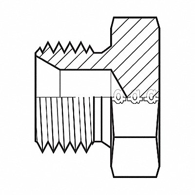 Hose Adapter 1/8 BSPP MPN:9030-02