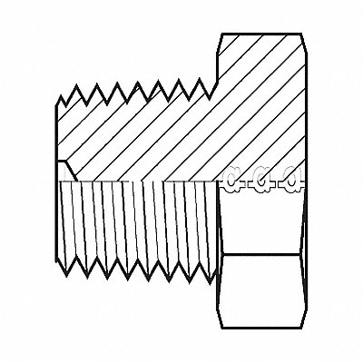 Hose Adapter 3/8 BSPT MPN:9030T-06