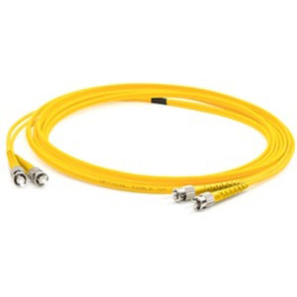 AddOn 1m FC OS1 Yellow Patch Cable - Patch cable - FC/UPC single-mode (M) to FC/UPC single-mode (M) - 1 m - fiber optic - duplex - 9 / 125 micron - OS1 - halogen-free - yellow (Min Order Qty 6) MPN:ADD-FC-FC-1M9SMF