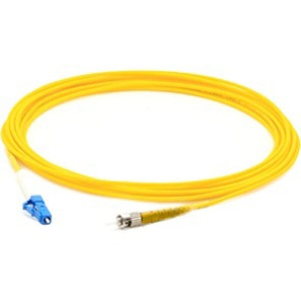 AddOn 10m FC to LC OS1 Yellow Patch Cable - Patch cable - FC/UPC single-mode (M) to LC/UPC single-mode (M) - 10 m - fiber optic - simplex - 9 / 125 micron - OS1 - halogen-free - yellow (Min Order Qty 7) MPN:ADD-LC-FC-10MS9SMF