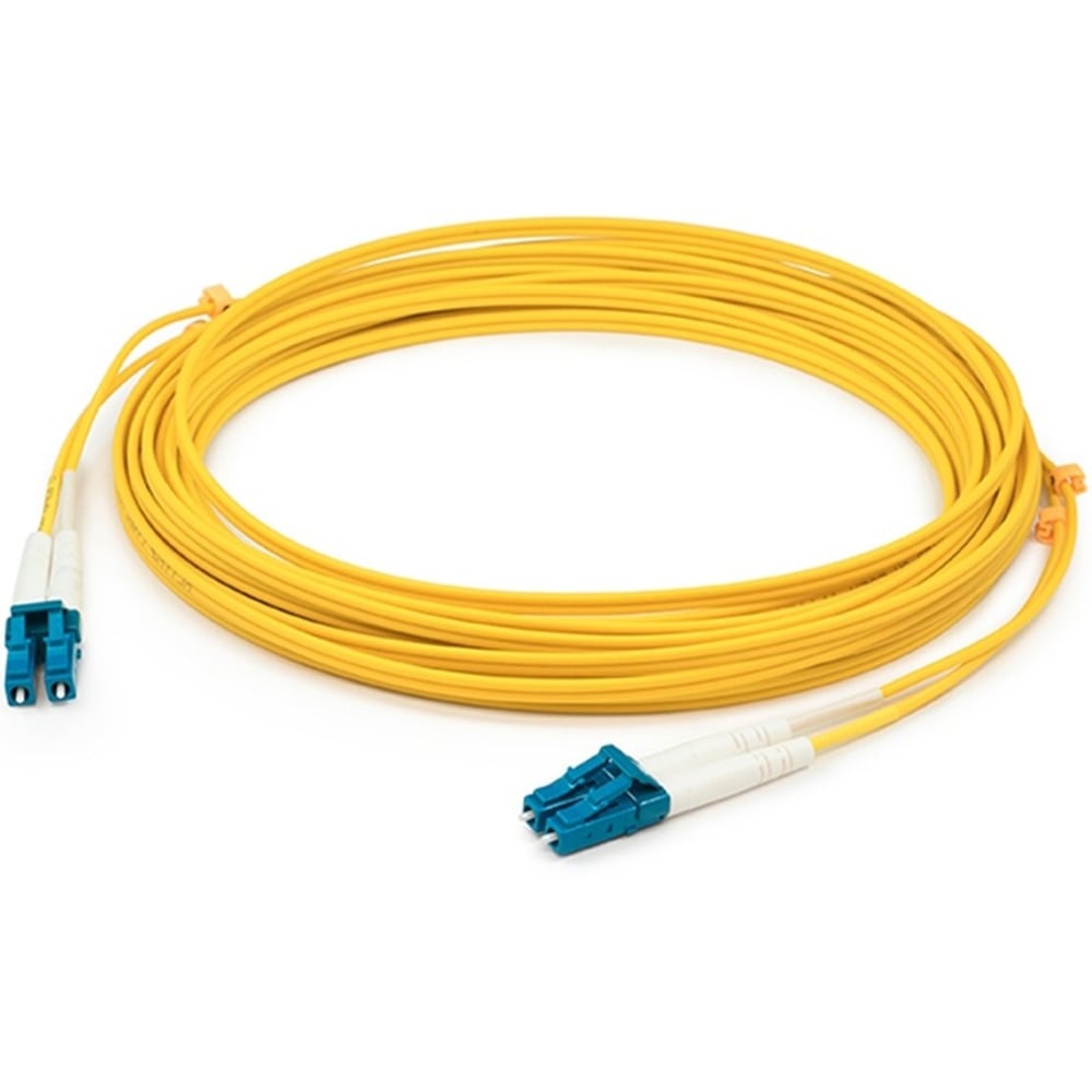 AddOn 20m LC OS1 Yellow Patch Cable - Patch cable - LC/UPC single-mode (M) to LC/UPC single-mode (M) - 20 m - fiber optic - duplex - 9 / 125 micron - OS1 - halogen-free - yellow (Min Order Qty 2) MPN:ADD-LC-LC-20M9SMF