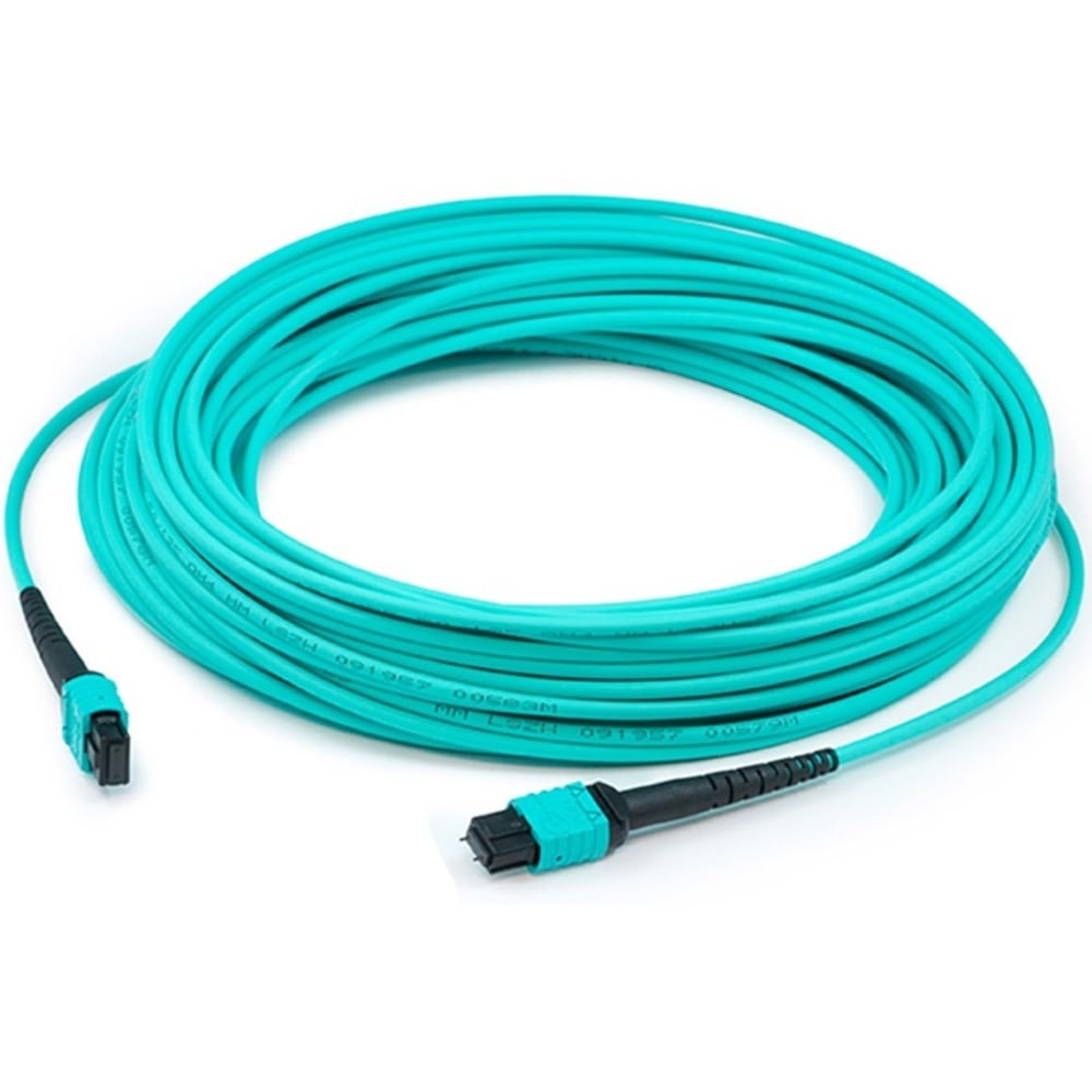 AddOn 30m MPO OM3 Aqua Patch Cable - Patch cable - MPO multi-mode (M) to MPO multi-mode (M) - 30 m - fiber optic - simplex - 50 / 125 micron - OM3 - aqua MPN:ADD-MPOMPO-30M5OM3