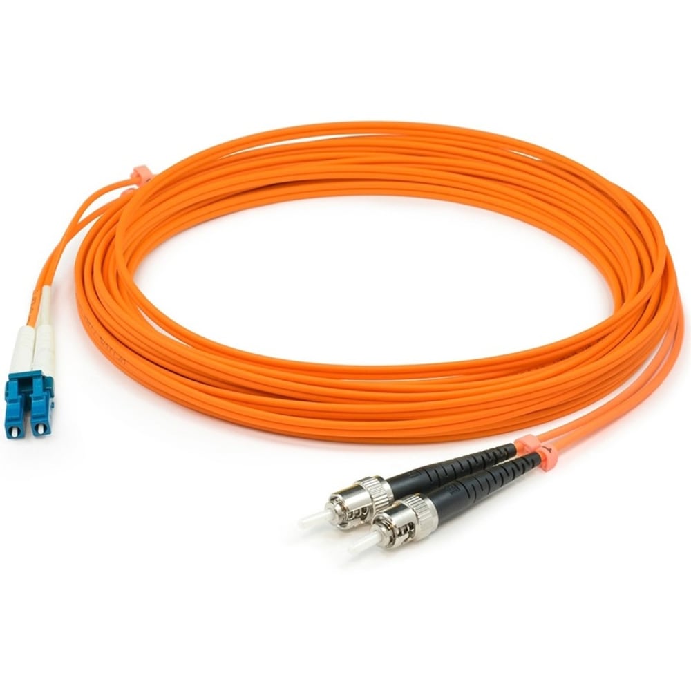 AddOn 9m LC to ST OM1 Orange Patch Cable - Patch cable - LC multi-mode (M) to ST multi-mode (M) - 9 m - fiber optic - duplex - 62.5 / 125 micron - OM1 - halogen-free - orange (Min Order Qty 3) MPN:ADD-ST-LC-9M6MMF