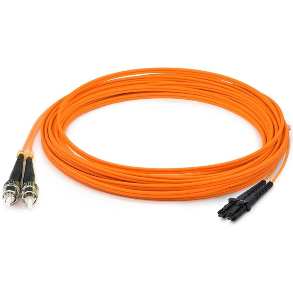 AddOn 2m MT-RJ (Male) to ST (Male) Orange OM1 Duplex Fiber OFNR (Riser-Rated) Patch Cable - 100% compatible and guaranteed to work (Min Order Qty 4) MPN:ADD-ST-MTRJ-2M6MMF