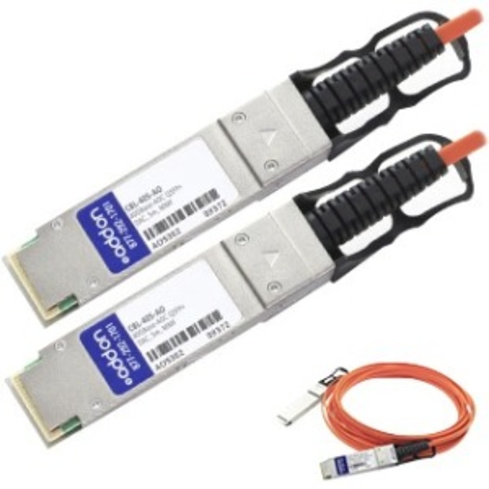 AddOn - 40GBase direct attach cable - QSFP+ to QSFP+ - 5 m - fiber optic - active MPN:CBL-405-AO