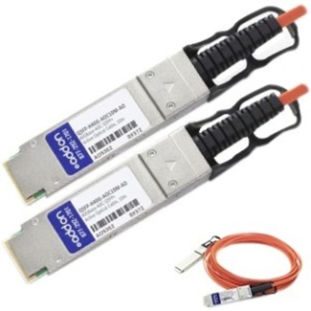 AddOn 5m Cisco Compatible QSFP+ AOC - 40GBase direct attach cable - QSFP+ (M) to QSFP+ (M) - 5 m - fiber optic - active MPN:QSFP-H40G-AOC5M-AO