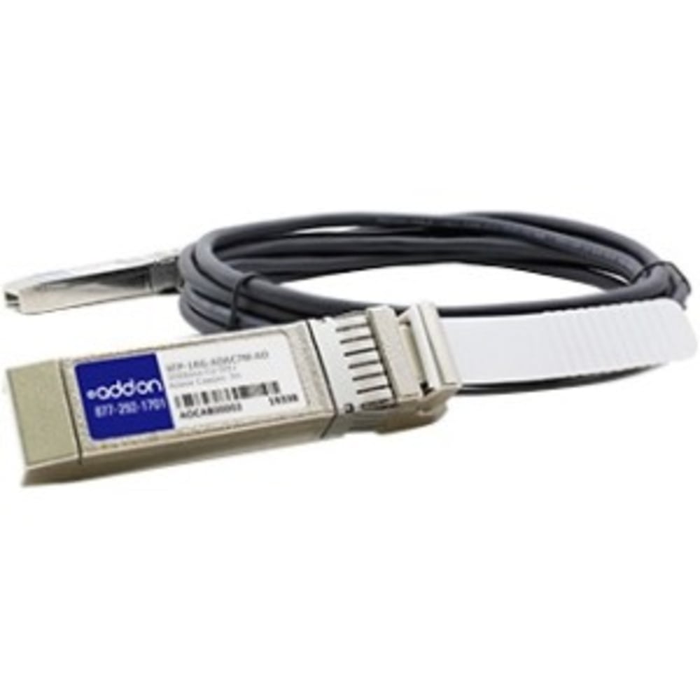 AddOn MSA and TAA Compliant 10GBase-CU SFP+ to SFP+ Direct Attach Cable (Active Twinax, 7m) - 100% compatible and guaranteed to work MPN:SFP-10G-ADAC7M-AO