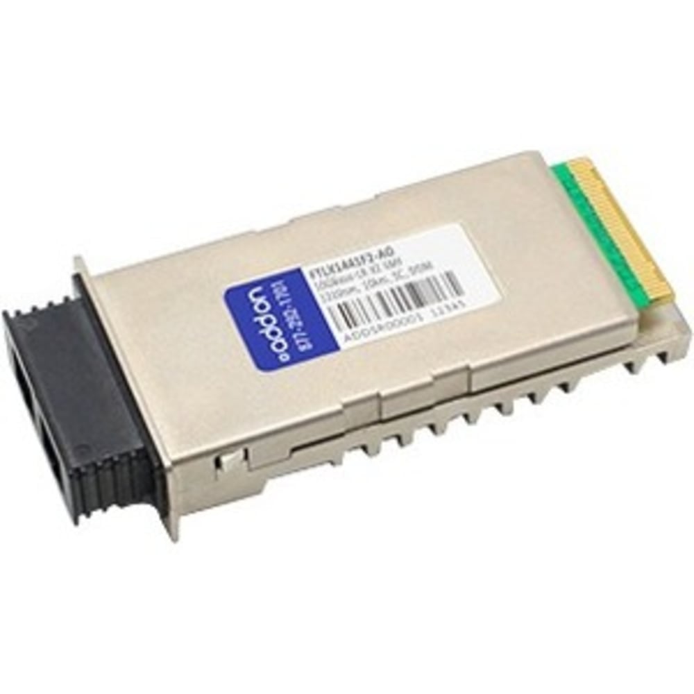 AddOn Finisar FTLX1441F2 Compatible X2 Transceiver - X2 transceiver module (equivalent to: Finisar FTLX1441F2) - 10 GigE - 10GBase-LR - SC single-mode - up to 6.2 miles - 1310 nm MPN:FTLX1441F2-AO