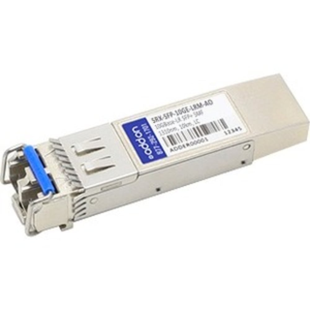 AddOn Juniper Networks SRX-SFP-10GE-LRM Compatible TAA Compliant 10GBase-LRM SFP+ Transceiver (MMF, 1310nm, 220m, LC, DOM) - 100% compatible and guaranteed to work MPN:SRX-SFP-10GE-LRM-AO